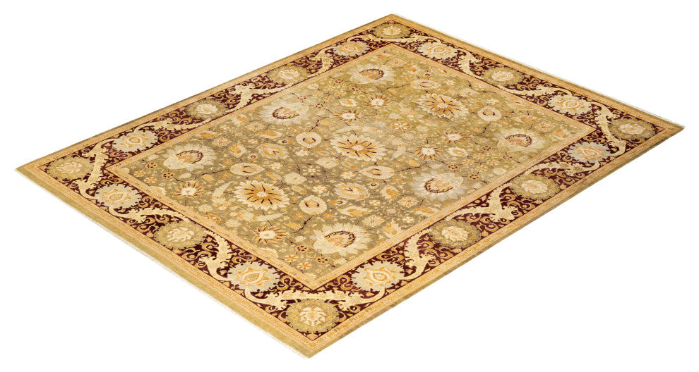 Mogul, One-of-a-Kind Hand-Knotted Area Rug Green, 8' 0" x 10' 4"