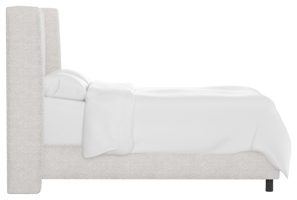 King Bed, Milano Snow