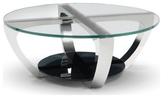 Celeste Cocktail Table Stainless Steel