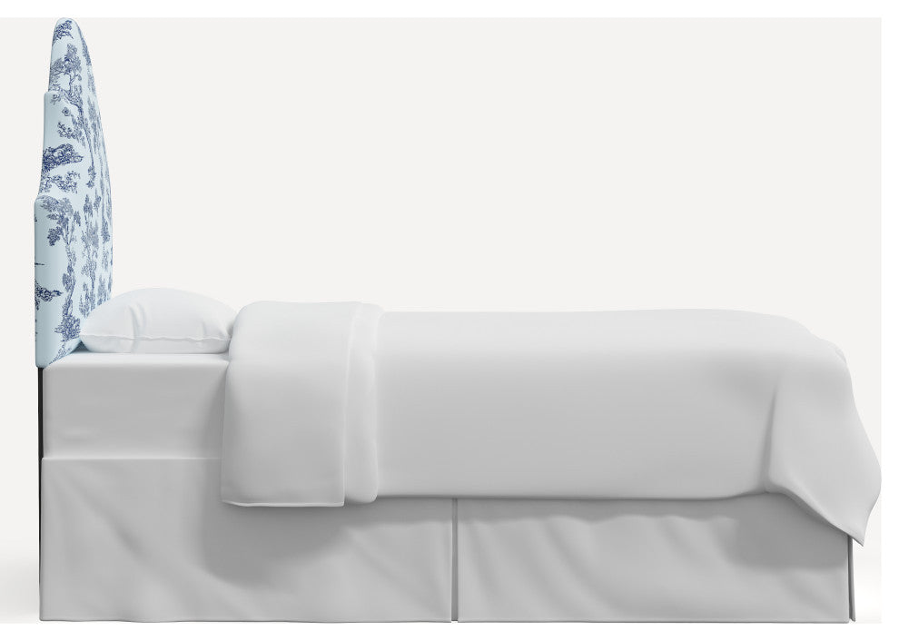 Red from Scalamandre Geneva Headboard, Toile, Full