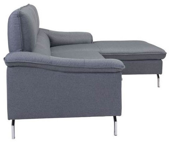 Zuo Modern Ephemeral Sectional Rhf Gray