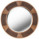 Kenroy 60570RAT Wall Mirror, Lagoon Collection, Rattan Finish