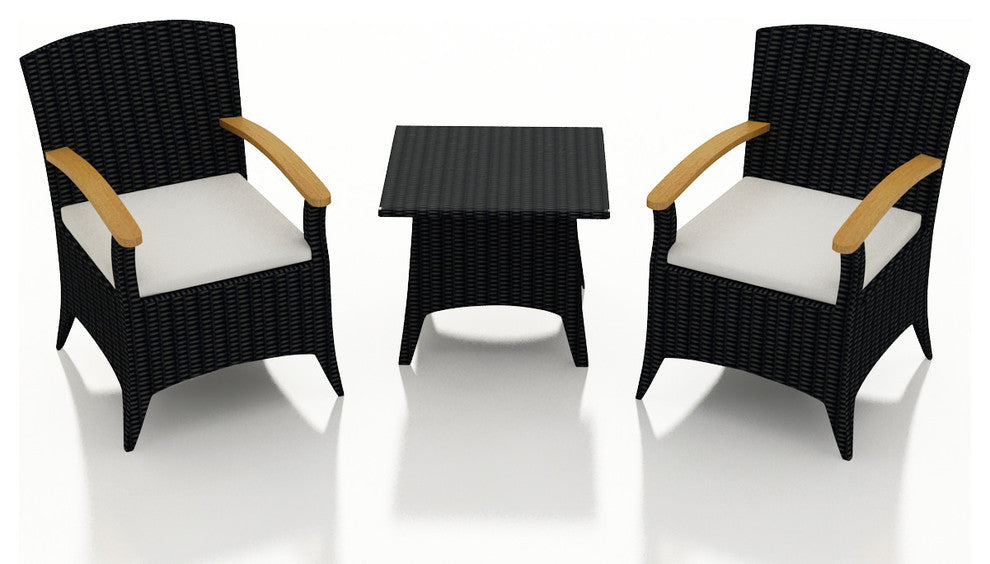 Arbor 3 Piece Chat Set, Canvas Natural