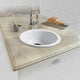 Vegetable-Flat Rim - Offset Drain - Self Rimming