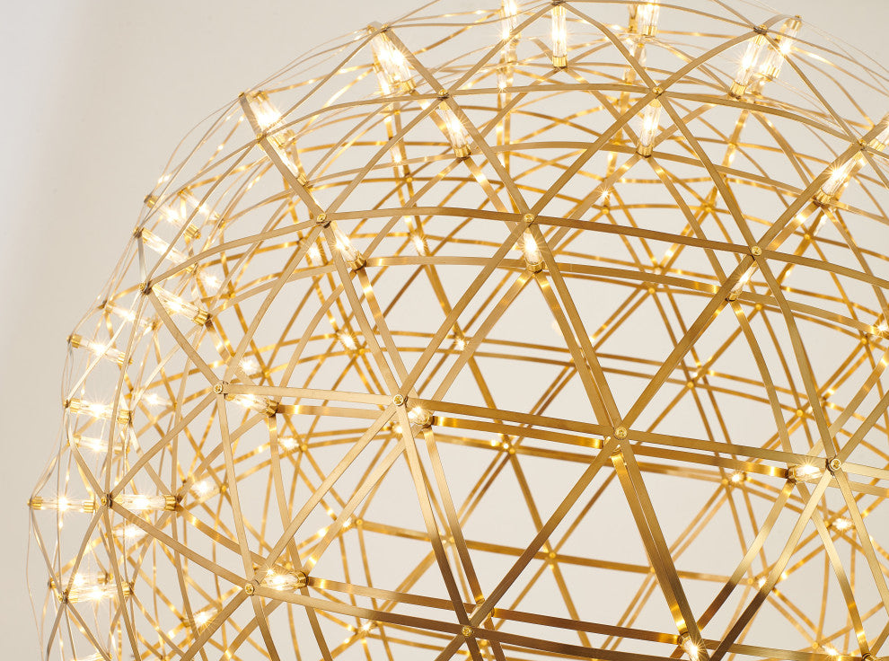 Star Light LED Light Fixture, Gold