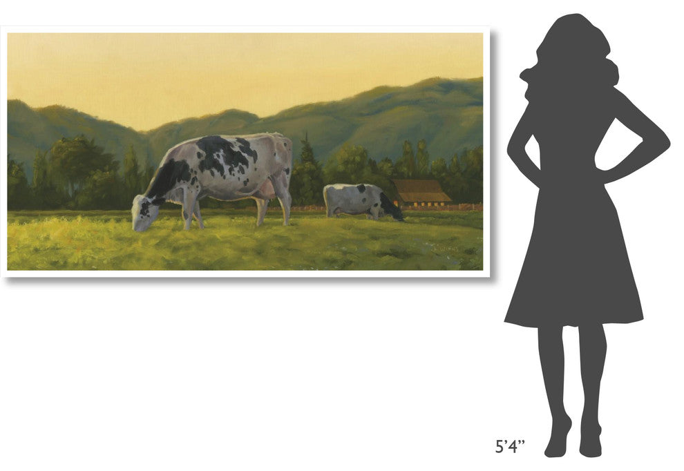 "Farm Life III" Digital Paper Print by James Wiens, 74"x38"