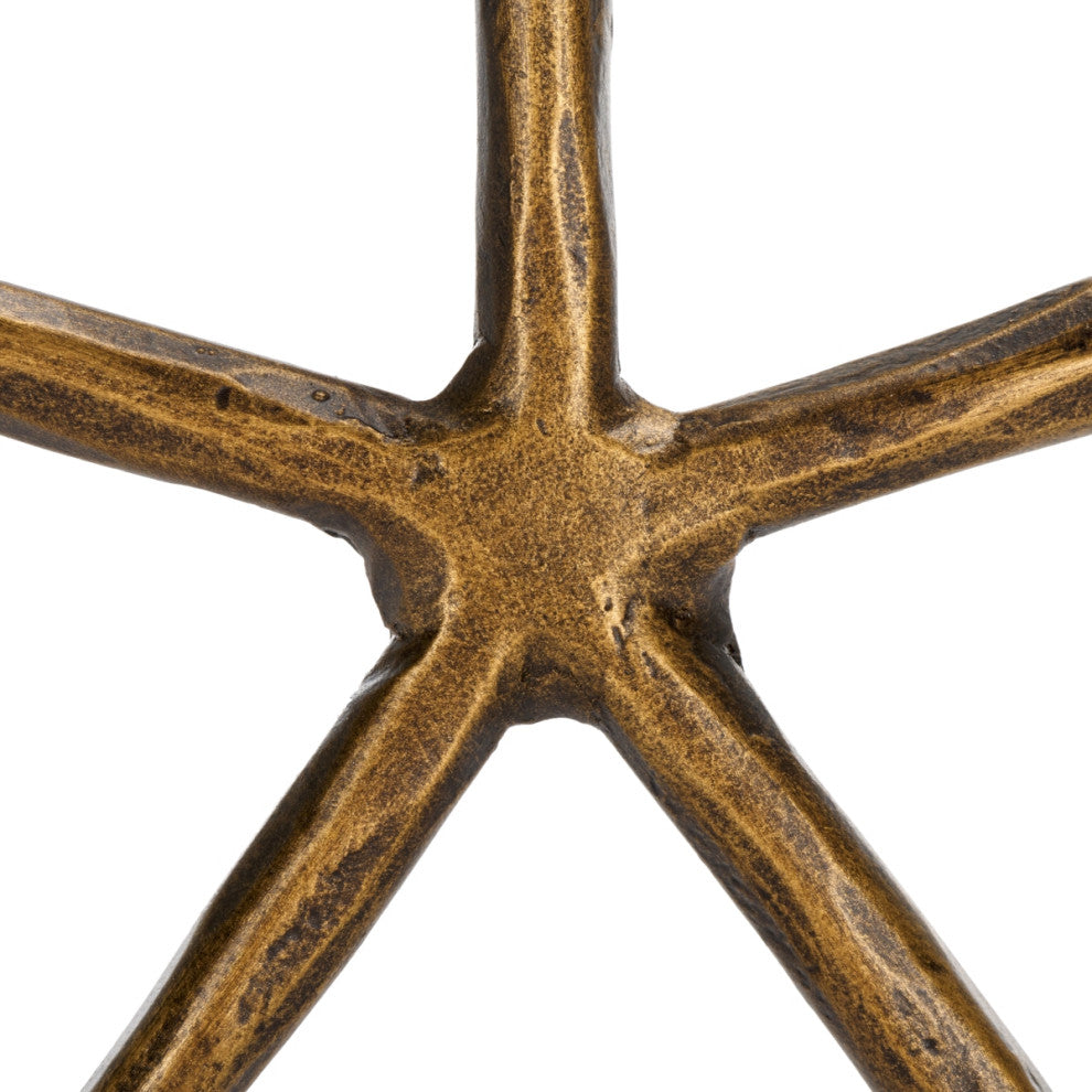 Safavieh Quyn Candle Centerpiece, Brass