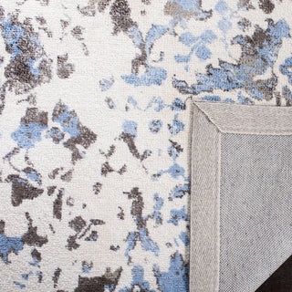 Safavieh Expression Collection EXP478 Rug, Ivory/Blue, 8'x10'