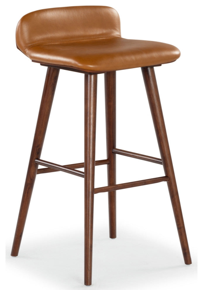 Safavieh Couture Tazmyn Barstool, Brown/Walnut