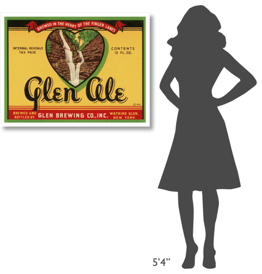 "Glen Ale" Digital Paper Print by Retrolabel, 38"x29"