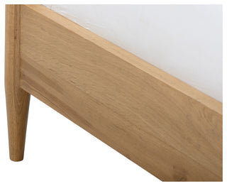 Daniel Solid White Oak King Bed, Natural