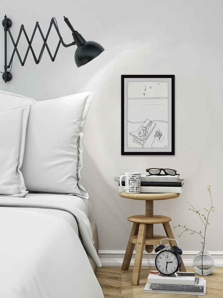 "Read and Chill" Framed Painting Print, 30"x45"