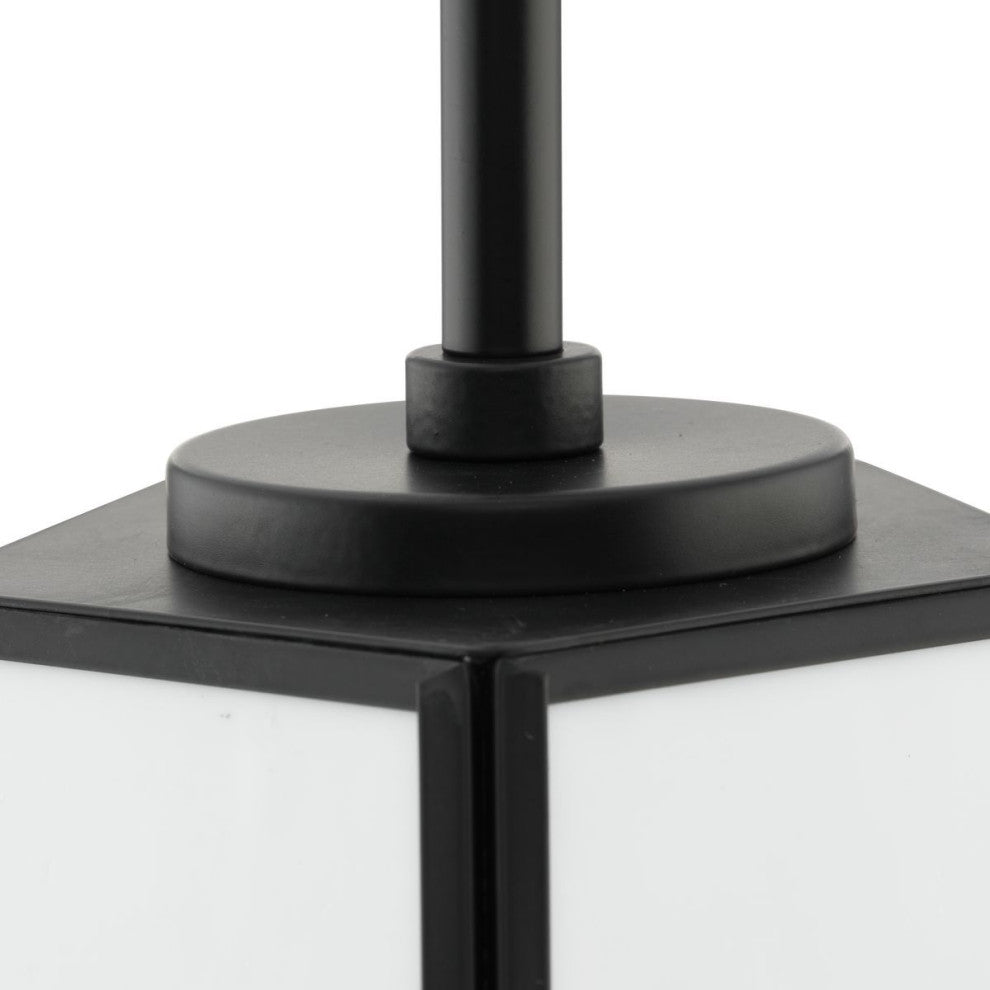 Latham Collection 1-Light Contemporary Pendant, Matte Black