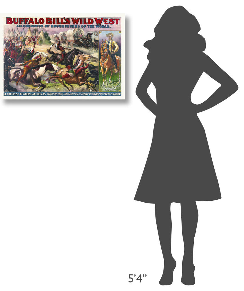 Buffalo Bill's Wild West And Congress Of Rough Riders Of The World, 1, 30x21