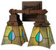 Meyda lighting 31230 12"W Mackintosh Leaf 2 LT Wall Sconce.609