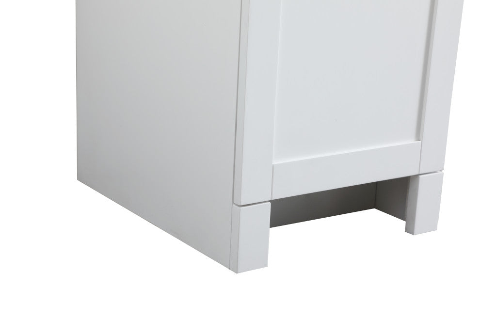 60" ADA Compliant Bathroom Vanity, White