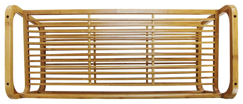 Oceanstar Bamboo Shoe Rack, 2 Tier