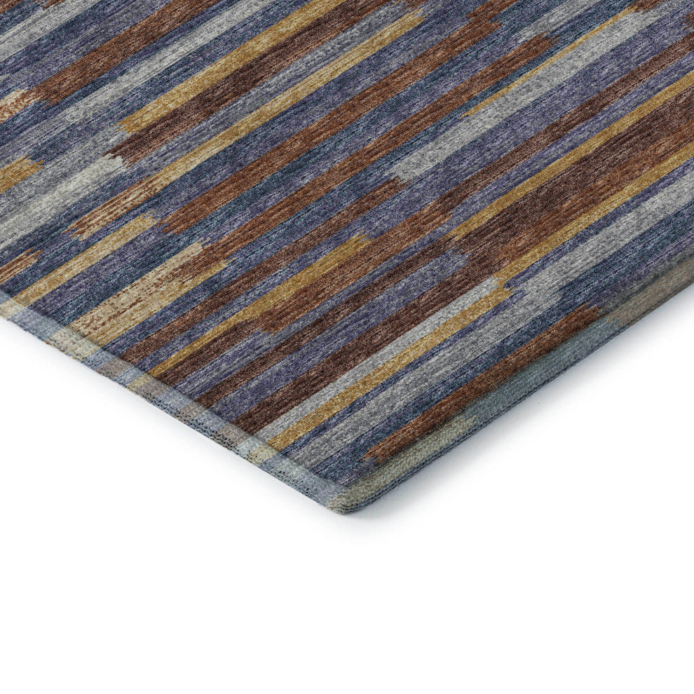Addison Premium Washable Mayfield AMF114 Multi 8' x 8' Round Rug