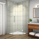Neoscape GS 40"x40"x72" Frameless Neo-Angle Shower Enclosure + Shelves Stainless