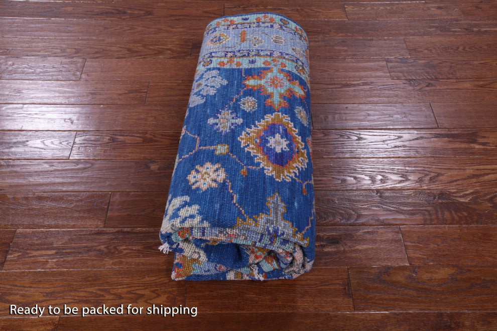 Turkish Oushak Handmade Wool Rug 6' 2" X 9' 0" - Q13662