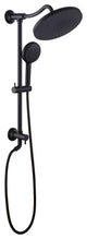 Shower System with 5 Settings Handheld Shower Head ( Not Included Rough Valves), Matte Black