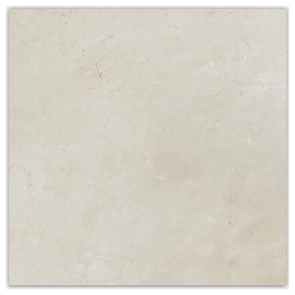 Crema Marfil Polished 24x24 Marble Tile