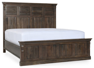 Adelaide Mango Wood Bed, Cocoa Brown by Kosas Home, Queen