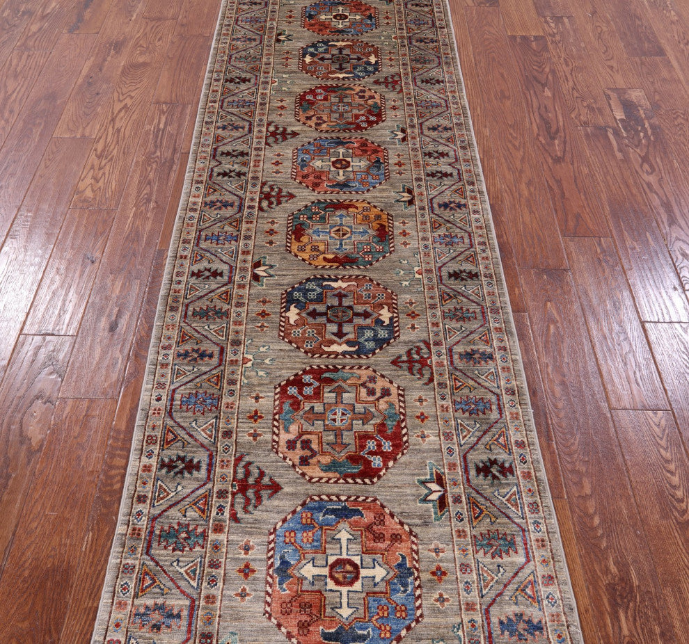 Runner Handmade Bokhara Rug 2' 8" X 8' 10" - Q12532