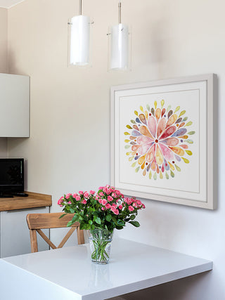 "Floral Explosion" Framed Art Print