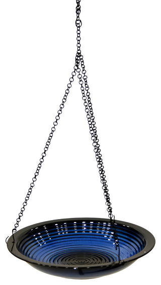 Bird Bath Hanging, Blue