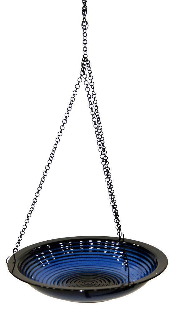 Bird Bath Hanging, Blue