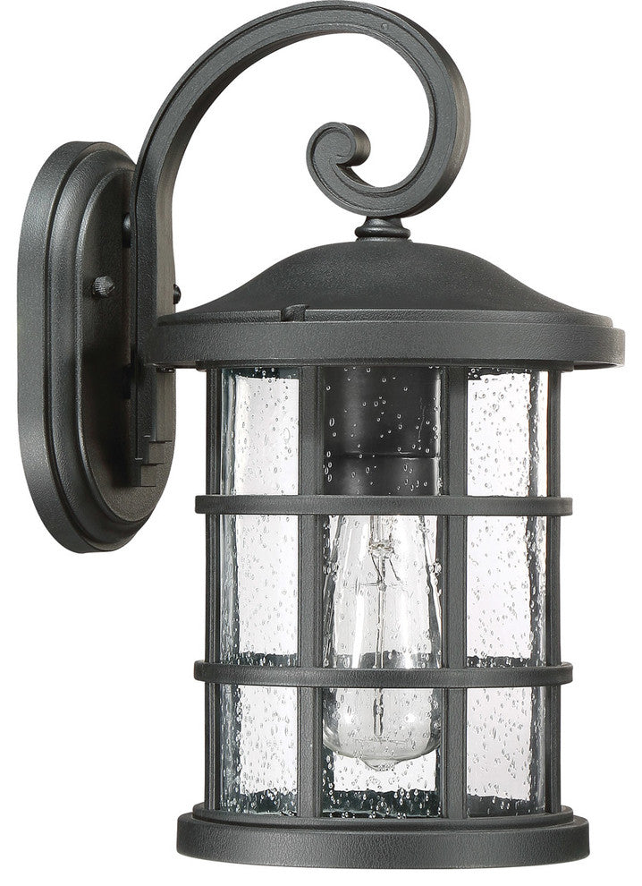 Quoizel CSE8408EK One Light Outdoor Wall Lantern Crusade Earth Black