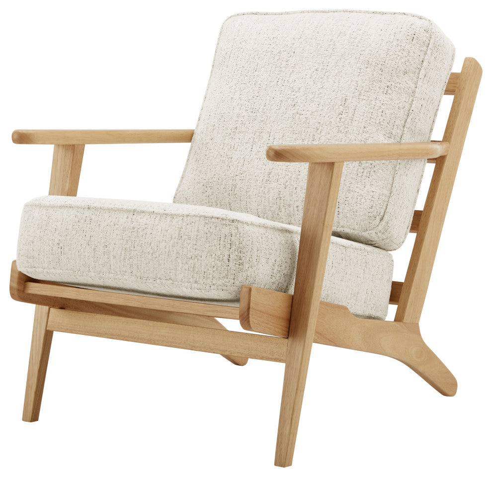 Albert Fabric Accent Arm Chair, Concord Cream