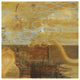 "Golden Ribbons" Digital Paper Print by Joan Elan Davis, 38"x38"