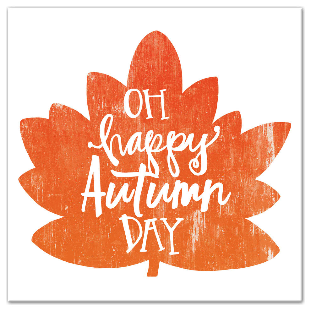 Oh Happy Autumn Day 30x30 Canvas Wall Art