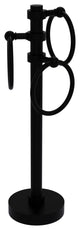 Vanity Top 3 Towel Ring, Matte Black