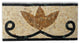 Marble Mosaic Border Insert Listello Tile Lotus Beige 5.9x12 Polished, 1 piece