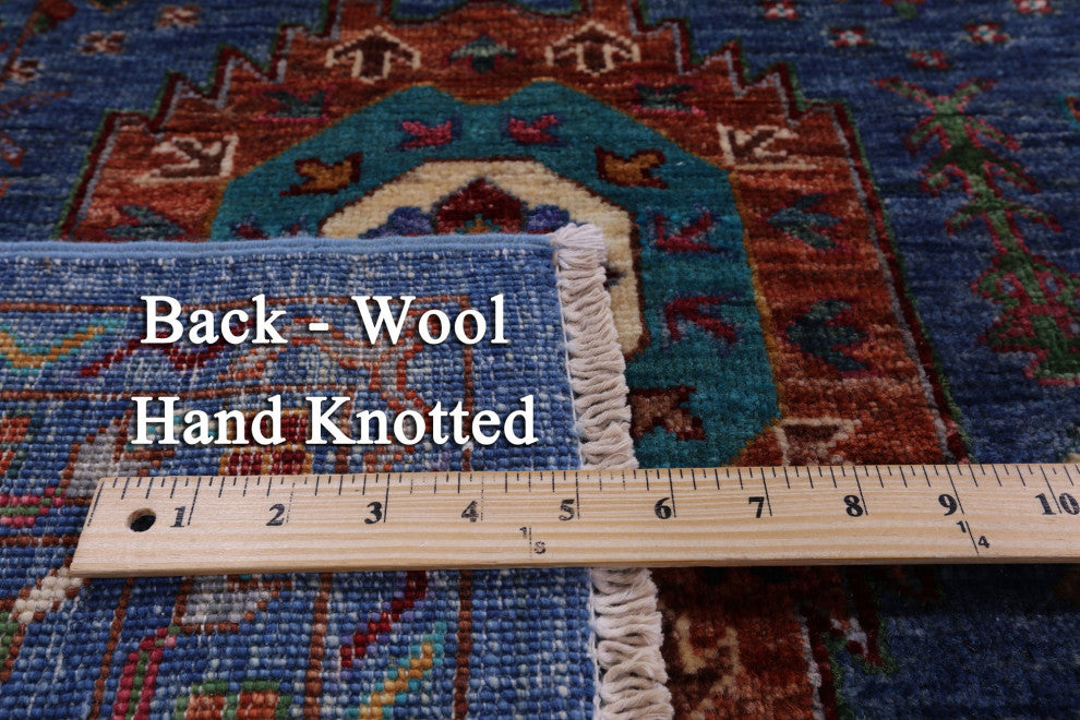 8' 6" X 10' 0" Fine Turkmen Hand-Knotted Rug - Q12526