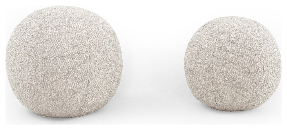 Balle Pillow-Knoll Sand-Set of 2-12.5"