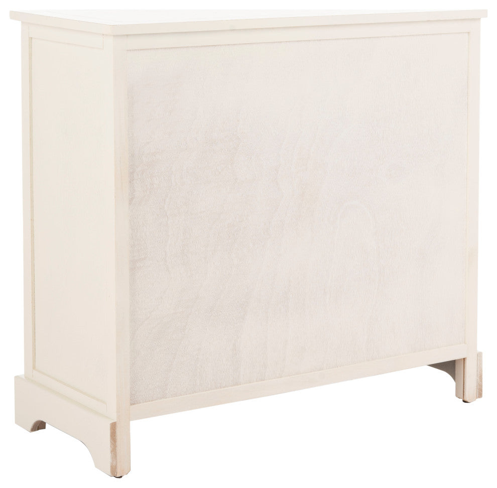 Safavieh Herman Storage Unit, Distressed Cream