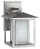 Generation Lighting Lighting 1-Light Outdoor Lantern, Weathered Pewter