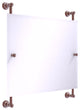 Carolina Landscape Frameless Rail Mounted Mirror, Antique Copper