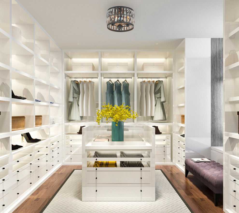 Maxim 21810BC Madeline 3 Light 13"W Flush Mount Drum Ceiling - Black