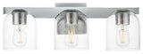 Maxim 21233CL Scoop 3 Light 22"W Vanity Light - Polished Chrome