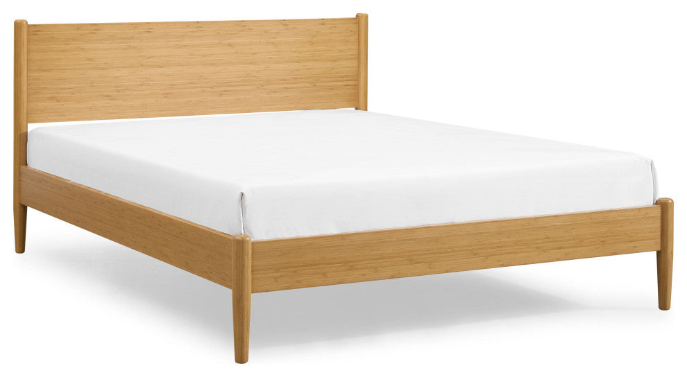Ria Queen Platform Bed, Caramelized