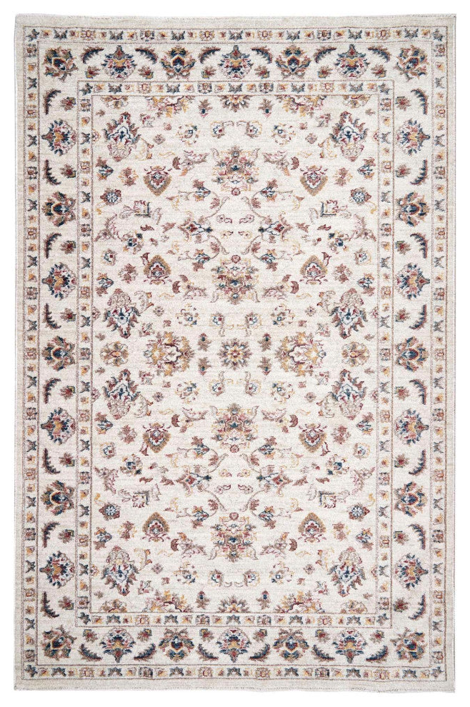 Heirloom Sarouk Area Rug, Multi, 5'3" Round