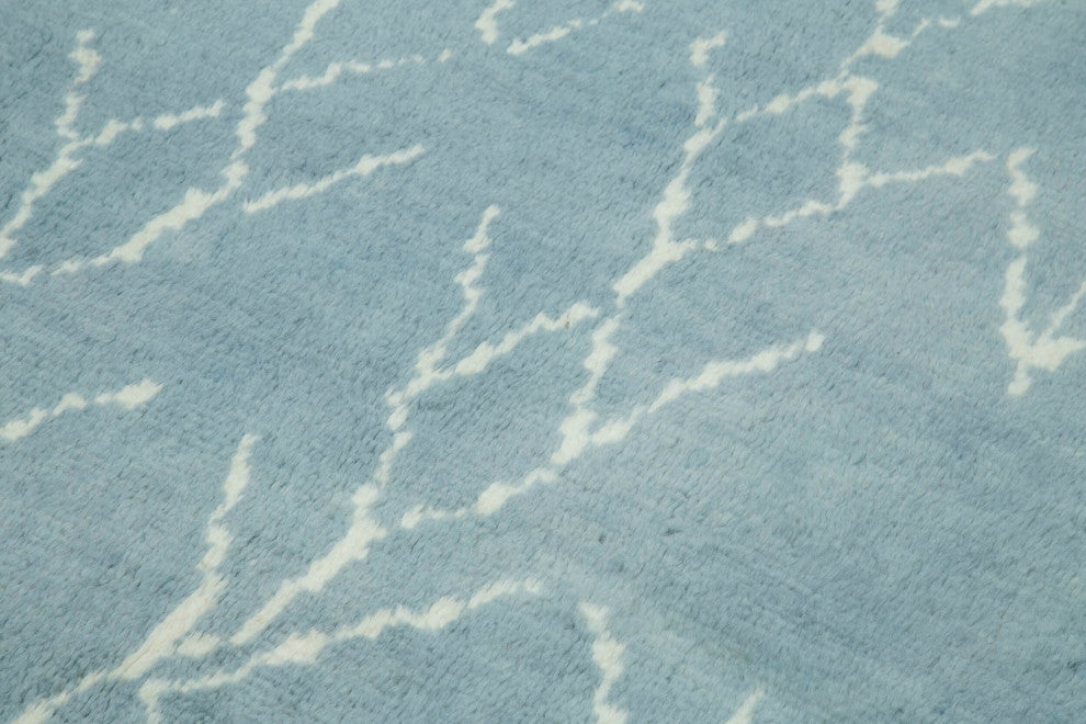 Rug N Carpet - Handmade Unique 6' 3'' x 10' 9'' Moroccan Area Rug
