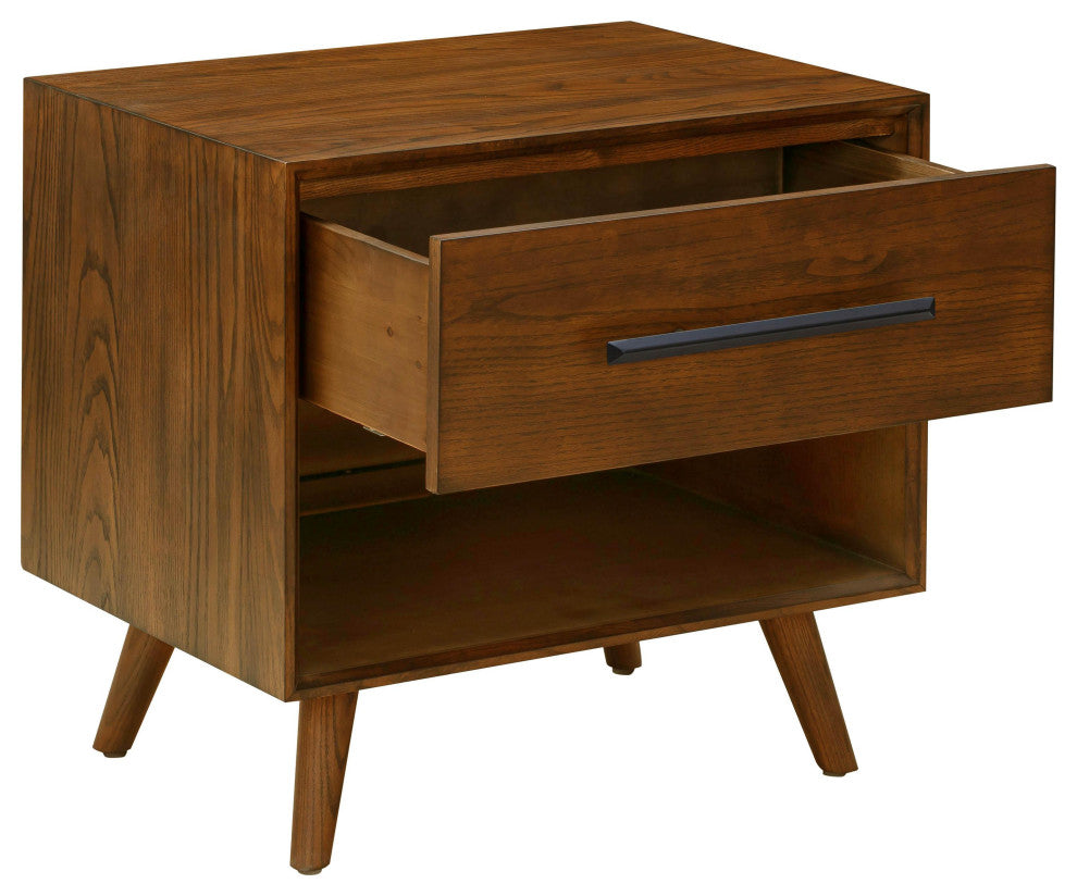 Emery Pecan Nightstand