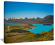 "Fantastic Calm Landscape of New Zealand" Art Print Canvas, 20"x12"