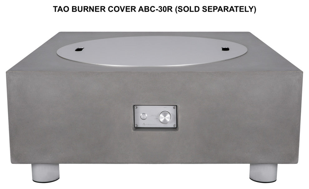 31" Aluminum Round Fire Pit Burner Cover